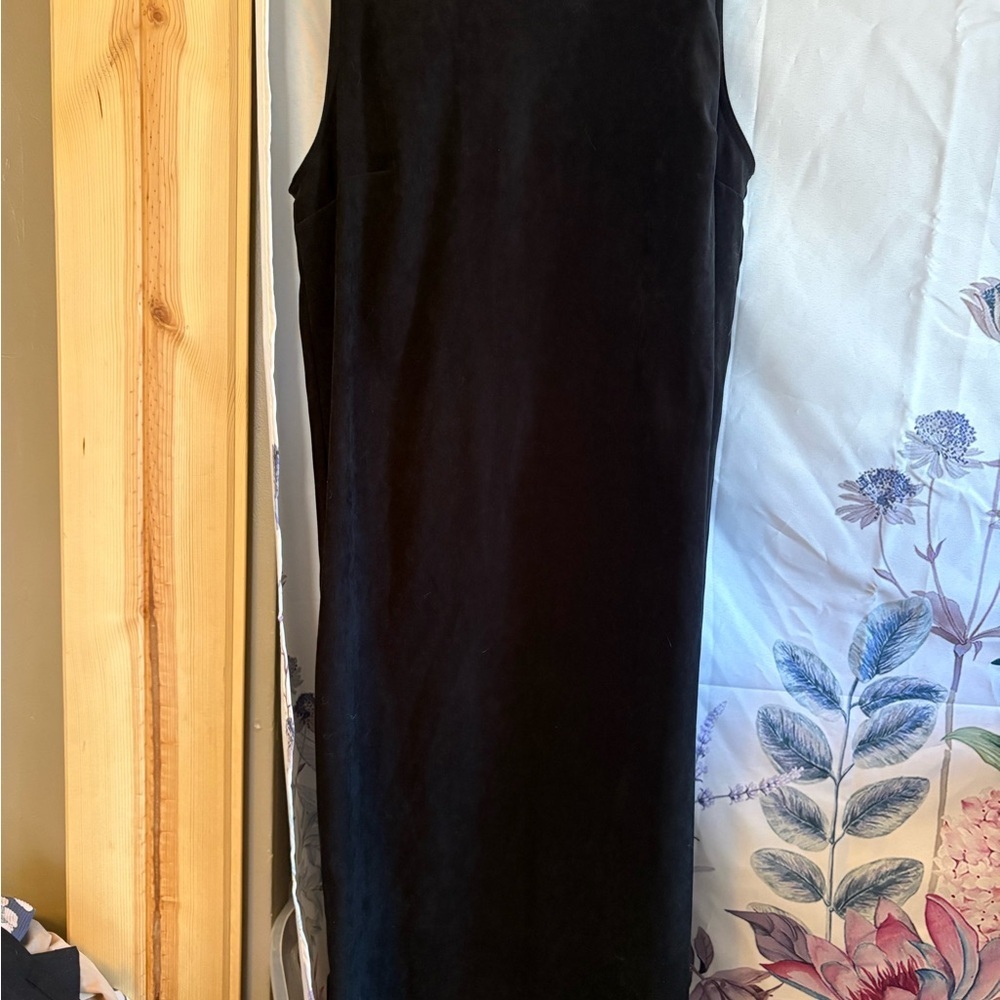 Karen Scott Elegant Black Midi Dress